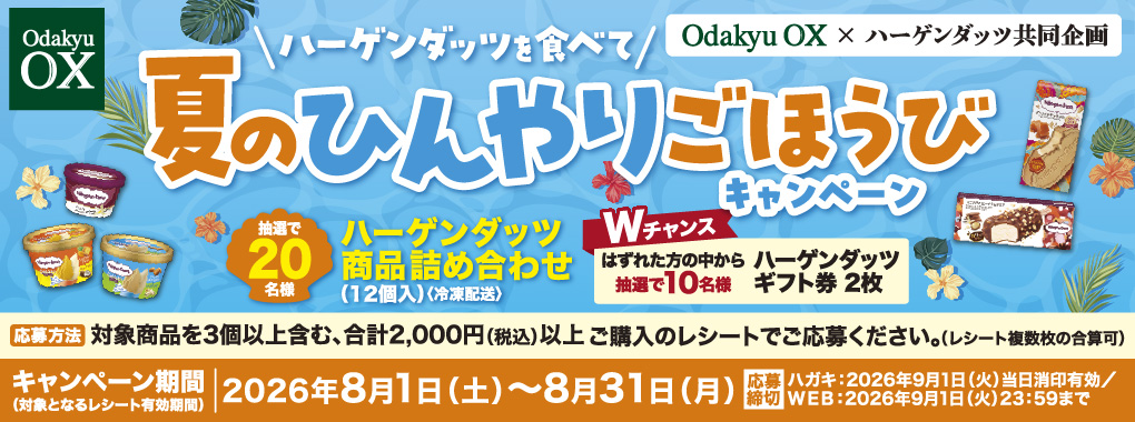 ハーゲンダッツキャンペーン8月～