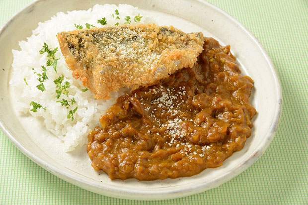あじのチーズフライカレー
