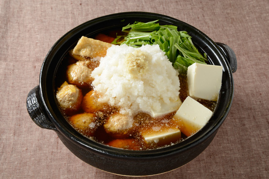 生姜たっぷりみぞれ鍋