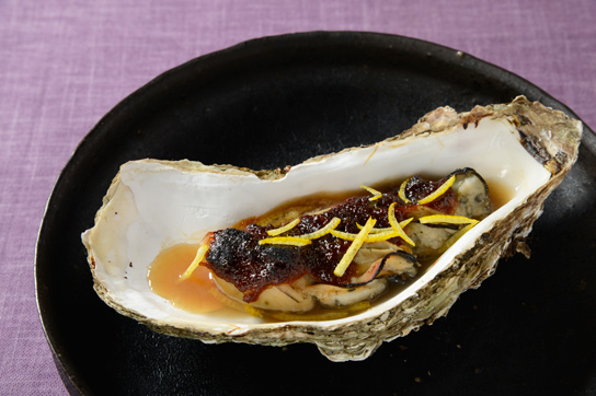 牡蠣の味噌田楽