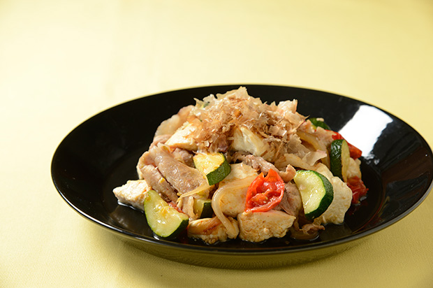 夏野菜のチャンプルー